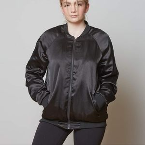 Brunette The Label Black Bomber Jacket